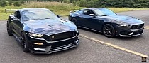 2024 Ford Mustang Dark Horse Drag Races 2017 Shelby GT350, Loser Should've Stayed Home