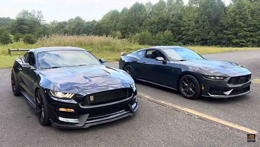2024 Ford Mustang Dark Horse vs. 2017 Ford Mustang Shelby GT350