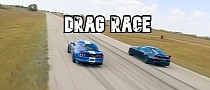 2024 Ford Mustang Dark Horse Drag Races 2020 Ford Mustang Shelby GT350R, Defeat Is Swift