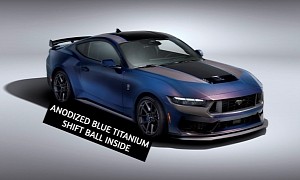 2024 Ford Mustang Dark Horse Gets Color-Shifting Paint, Fake Carbon Fiber Galore