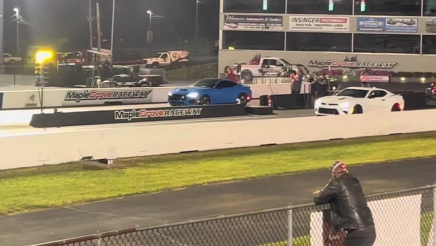 2024 Ford Mustang GT Drag Races 2018 Chevrolet Camaro SS
