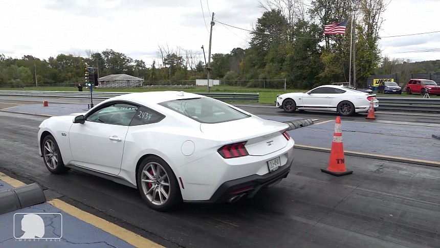 2024 Ford Mustang GT Drag Races 2023 Ford Mustang Mach 1