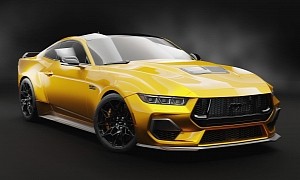 2024 Ford Mustang GT Performance Is a Virtual, Subtly Wider, Alternate Dark Horse