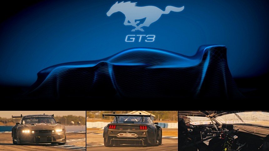 2024 Ford Mustang GT3 racing car