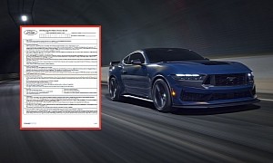 2024 Ford Mustang PDI Checklist Reveals Wheel Lips and Oil Catch Can for the Dark Horse