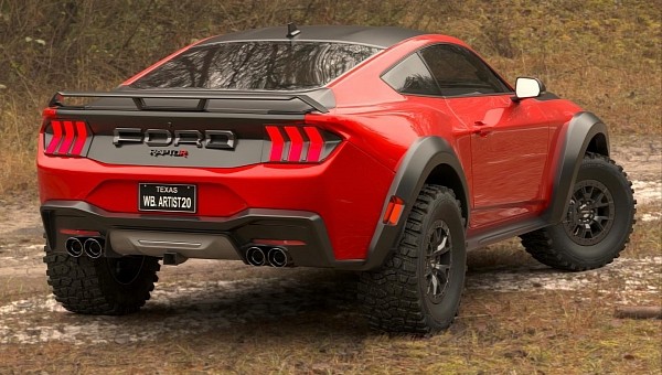 2024 Ford Mustang Raptor R CGI transformation by wb.artist20