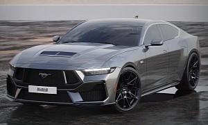 2024 Ford Mustang Sedan Imagined, Would Make for Proper Challenger to the Dodge Charger