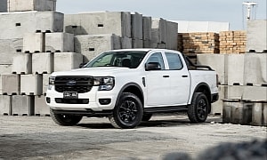 2024 Ford Ranger Black Edition for Australia Is Actually Mostly White, Costs Almost $39k