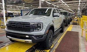 2024 Ford Ranger Raptor Spotted on Production Line at Michigan Assembly Plant