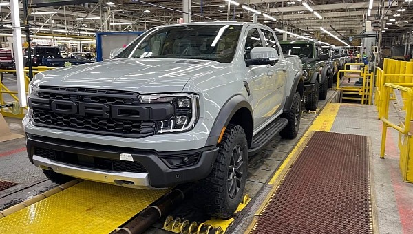 2024 Ford Ranger Raptor Michigan Assembly Plant production test run
