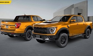 2024 Ford Ranger Raptor Digitally Hits North America With Fresh F-150 Styling