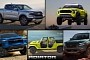 2024 Ford Ranger Versus: 2024 Tacoma, 2023 Colorado, Canyon, Gladiator and Frontier