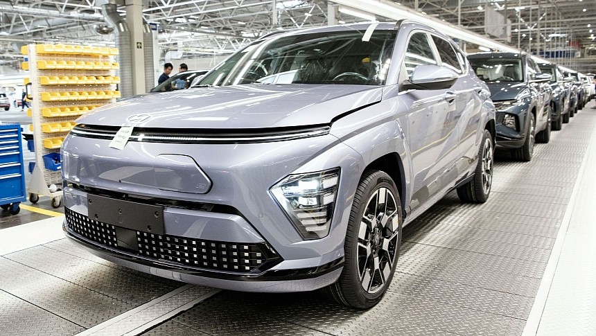 2024 Hyundai Kona Electric production in the Czech Republic