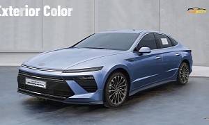 2024 Hyundai Sonata Looks Razor-Sharp, Never Mind It’s Just an Animated, Colorful CGI