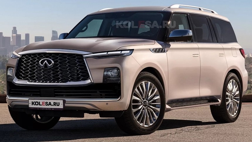 2024 Infiniti Qx80 Gets First Unofficial Renderings Tries To Scare Bmws X7 Away 213217 7 