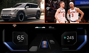 2024 Kia EV9 OTA Update Adds Official NBA Themes for 12.3” Screen, How About Those Knicks?