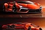 2024 Lambo Aventador Ideation Sketches Follow Leaked Drawings, Look Miles Better