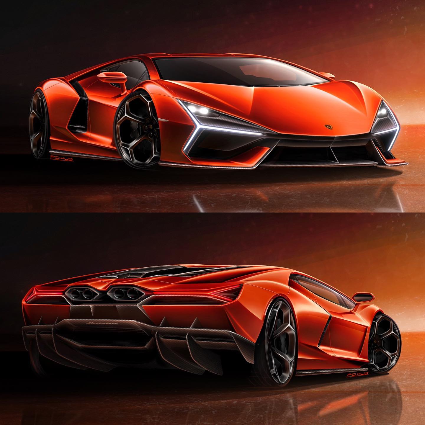 2024 Lambo Aventador Ideation Sketches Follow Leaked Drawings, Look