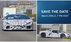 2024 Lamborghini LB744 Spied One Last Time With Camo Just Before the Unveiling