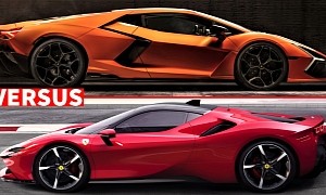 2024 Lamborghini Revuelto vs. Ferrari SF90 Stradale Comparison: Setting the Standard