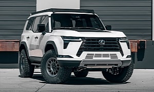 2024 Lexus GX 550 Off-Road Project Clearly Is No Pavement Princess, Despite the White Gown