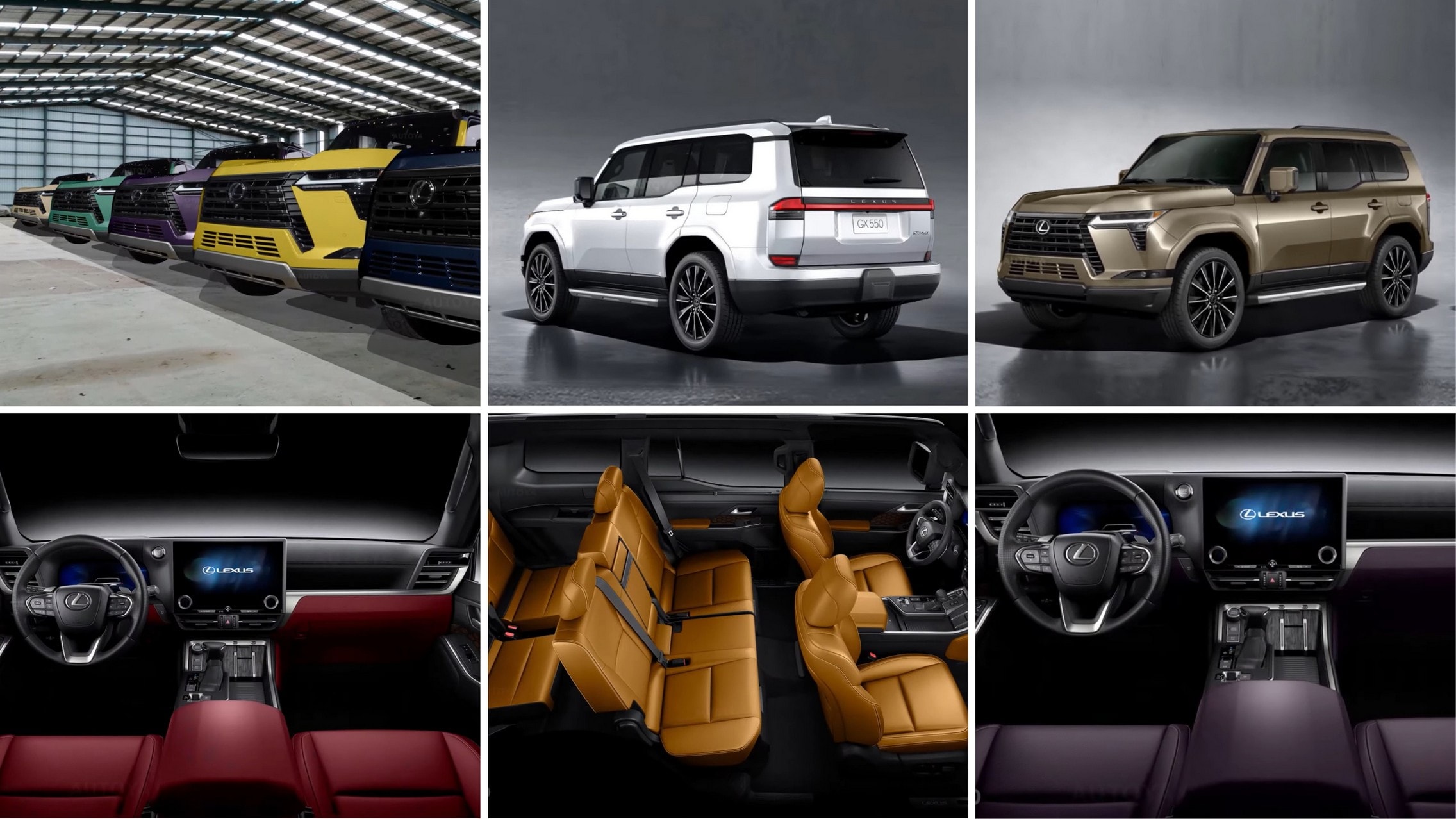 2024 Lexus Gx 550 Presents A Ritzier Color Choice Inside And Out Albeit Unofficially 216843 1 