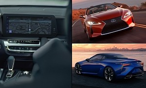 2024 Lexus LC Upgraded With Touchscreen Infotainment System, Not Much Else