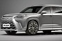 2024 Lexus TX Reveals the Luxury Side of Toyota's Grand Highlander in Posh Renderings
