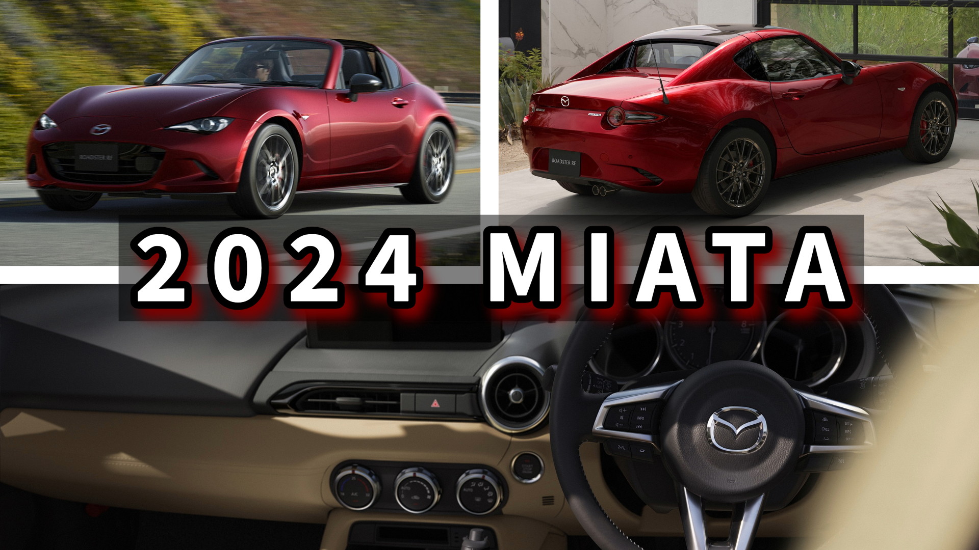 2024 Mazda MX-5 Unveiled With Revised Styling and Extra Goodies