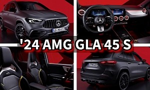 2024 Mercedes-AMG GLA 45 S Unveiled With Visual and Technical Revisions