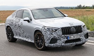2024 Mercedes-AMG GLC Coupe Spied, Looks Like the '43' Version to Us