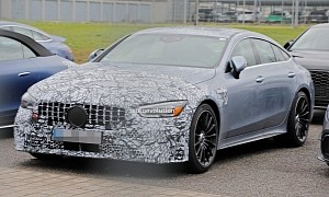 2024 Mercedes-AMG GT 4-Door Coupe Spied With Revised Front End