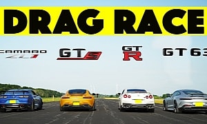 2024 Mercedes-AMG GT 63 Vanquishes Nissan GT-R, AMG GT S, and Camaro ZL1 Over the 1/4-Mile