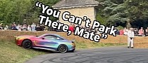 2024 Mercedes-AMG GT Does an Oopsie While Donuting at the Goodwood Festival of Speed