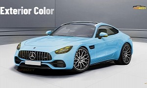 2024 Mercedes-AMG GT Unofficially Spills All the Colorful, SL-Based Digital Beans