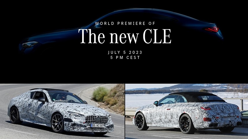 2024 Mercedes-Benz CLE Coupe debut teaser and 63 series spy photos