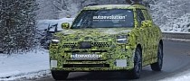 2024 MINI Countryman Spied With Production Lights and Red Brake Calipers