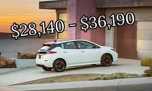 2024 Nissan Leaf Unchanged From 2023 Model, Starting Price Is $340 Higher