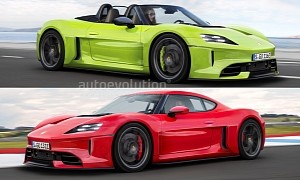 2024 Porsche 718 Boxster and 718 Cayman Look Wicked Smart With Mission R Concept Styling