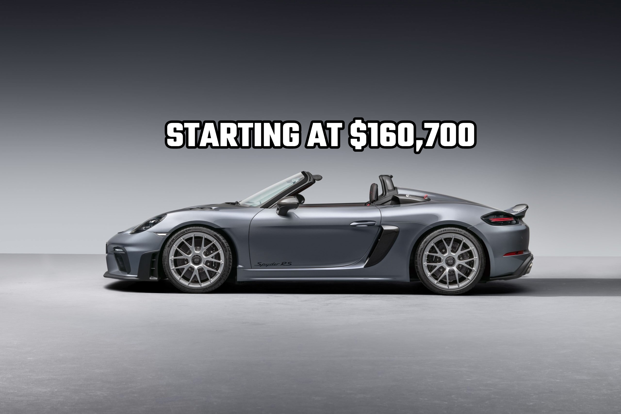 photo of 2024 Porsche 718 Spyder RS Costs More Than the Mercedes-AMG EQS 53 4MATIC+ in the US image