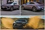 2024 Porsche Macan EV Leaked Images Reveal a Bulbous Exterior Look