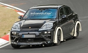 2024 Porsche Macan EV Hits the 'Ring Looking Like This, Gets Driven Hard Anyway