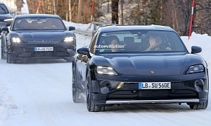 2024 Porsche Taycan Family Spied Testing, 1,000-HP Version Coming for the Tesla Plaid