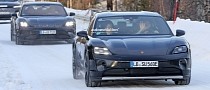 2024 Porsche Taycan Family Spied Testing, 1,000-HP Version Coming for the Tesla Plaid