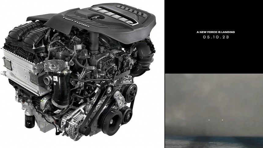 2024 Ram 1500 teaser and Hurricane twin-turbo I6 engine