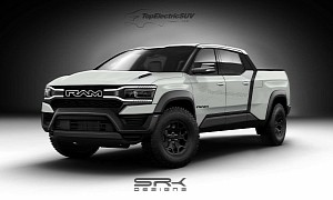 2024 Ram 1500 Electric Truck Informally Comes Forward to Reveal Its EV Goodies