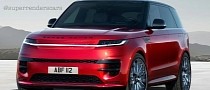 2024 Range Rover Sport EV Unofficially Revealed in Render Ahead of Land Rover's Timeline