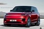 2024 Range Rover Sport EV Unofficially Revealed in Render Ahead of Land Rover's Timeline