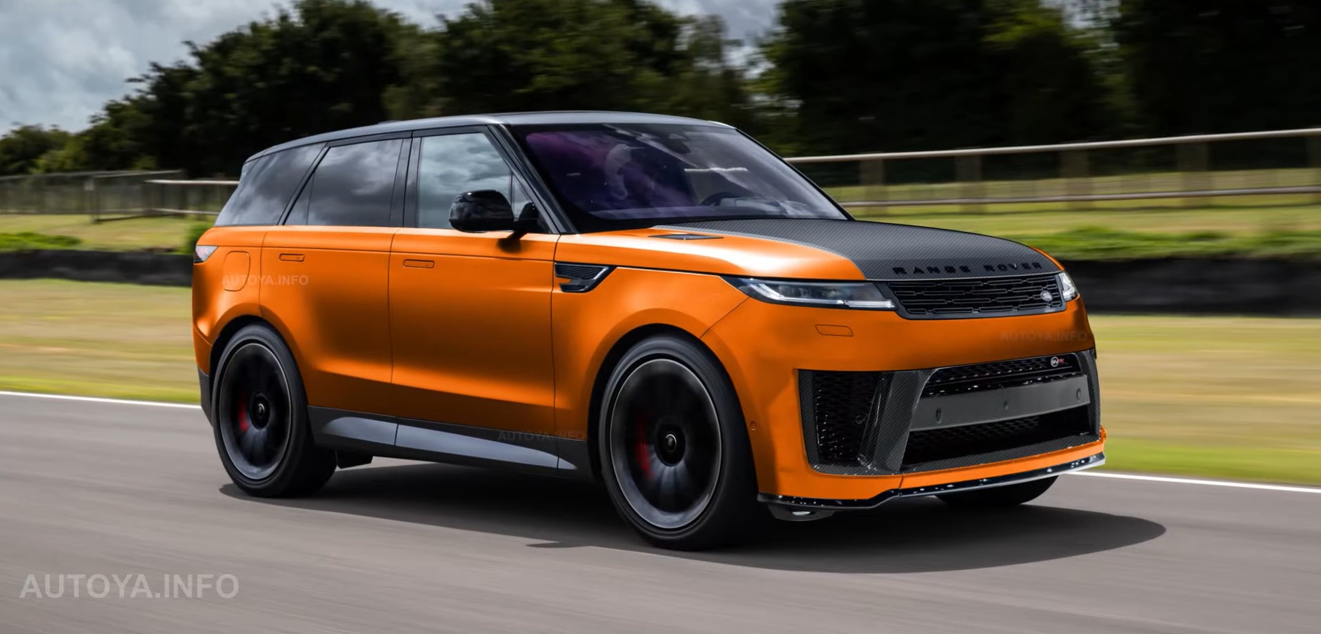 2024 Range Rover Sport SVR Imagined With a Cool BMW Heart and Ritzy Color Options autoevolution