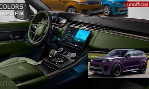 2024 Range Rover Sport SVR Unofficially Revealed Inside and Out in Colorful CGIs